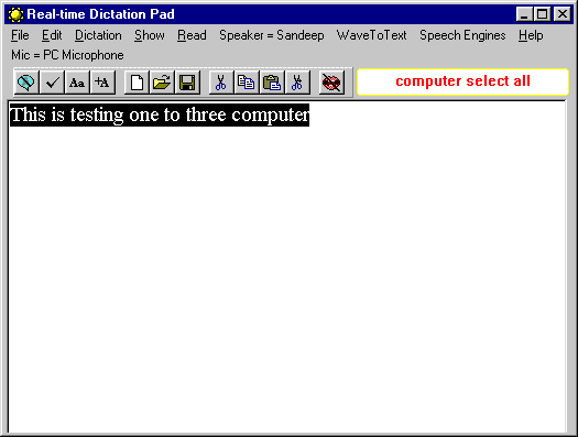 Wave To Text Screenshot